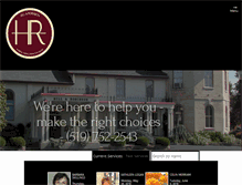 Tablet Screenshot of hillandrobinson.com